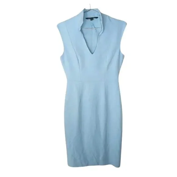 black halo jackie o dress blue Classic Jackie O Sheath Dress